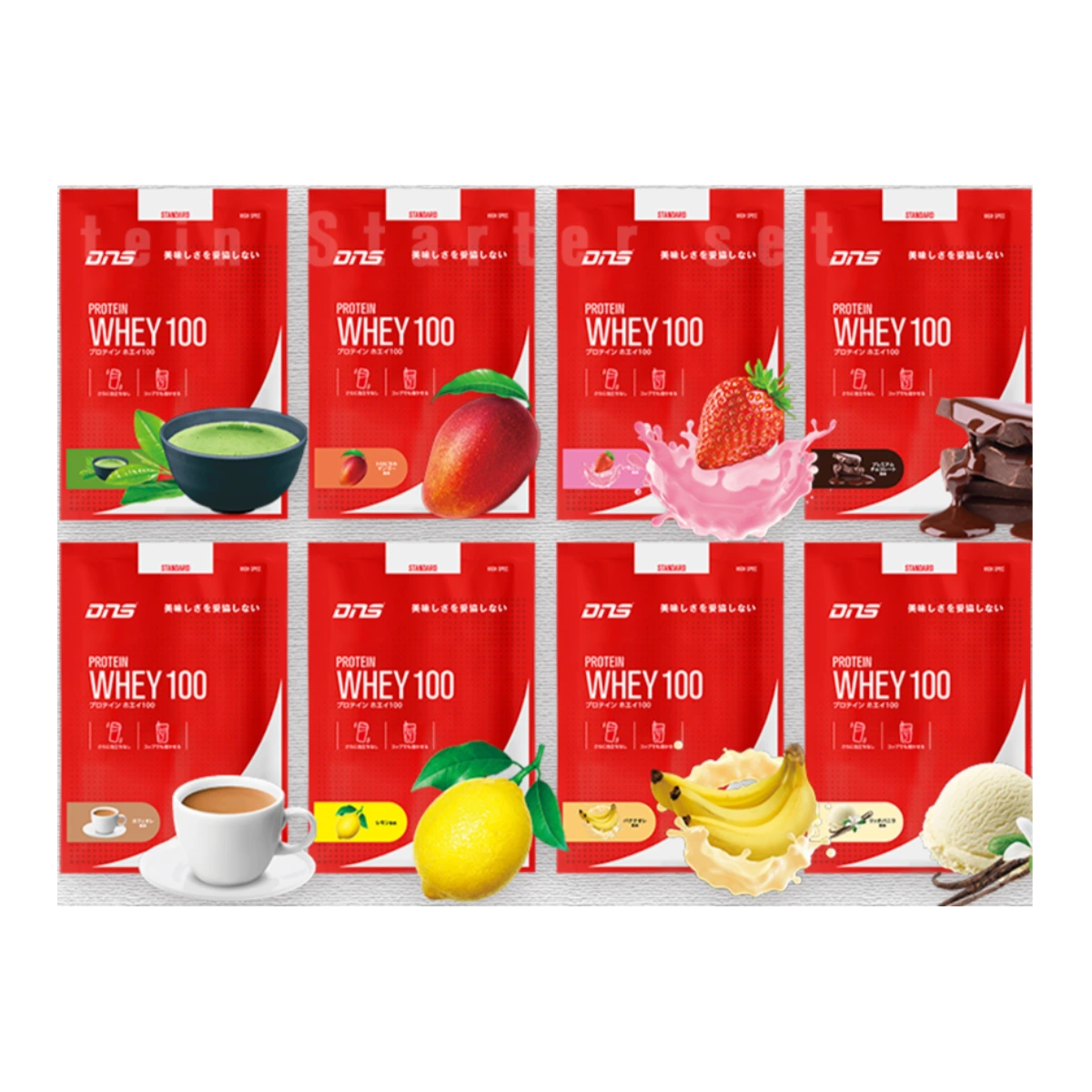 Набор Protein Whey 100 Single Pack 8 вкусов 1