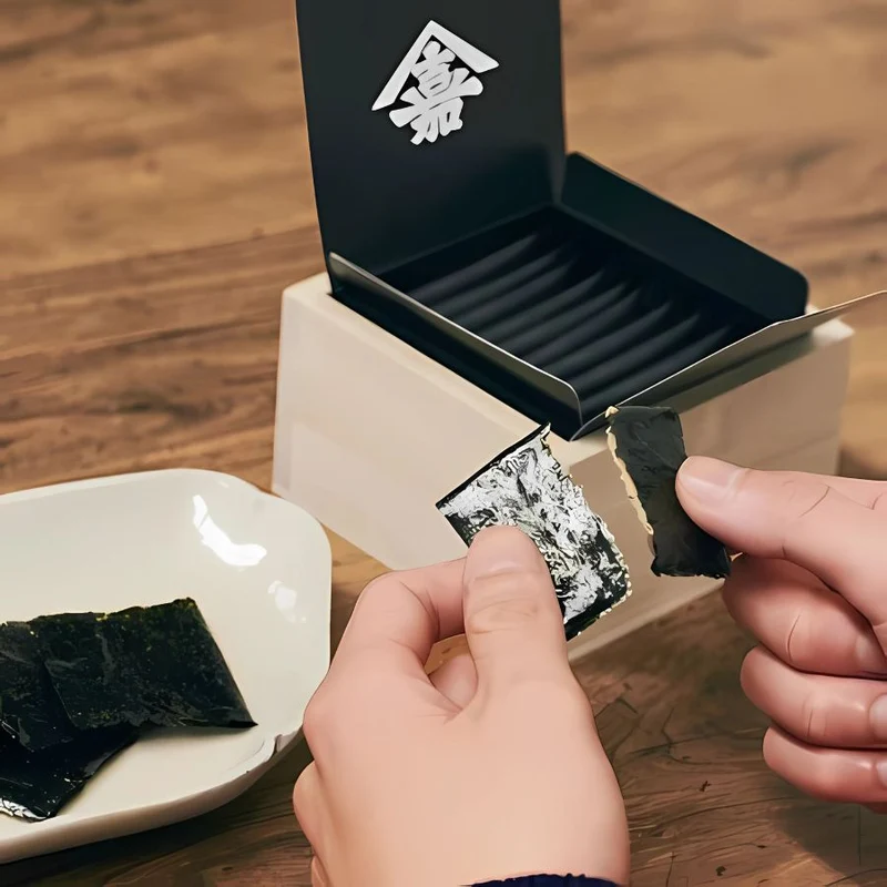 Yamamotoyama Nori Senbei suv o'tli guruch krekerlari to'plami (2 ta) 3
