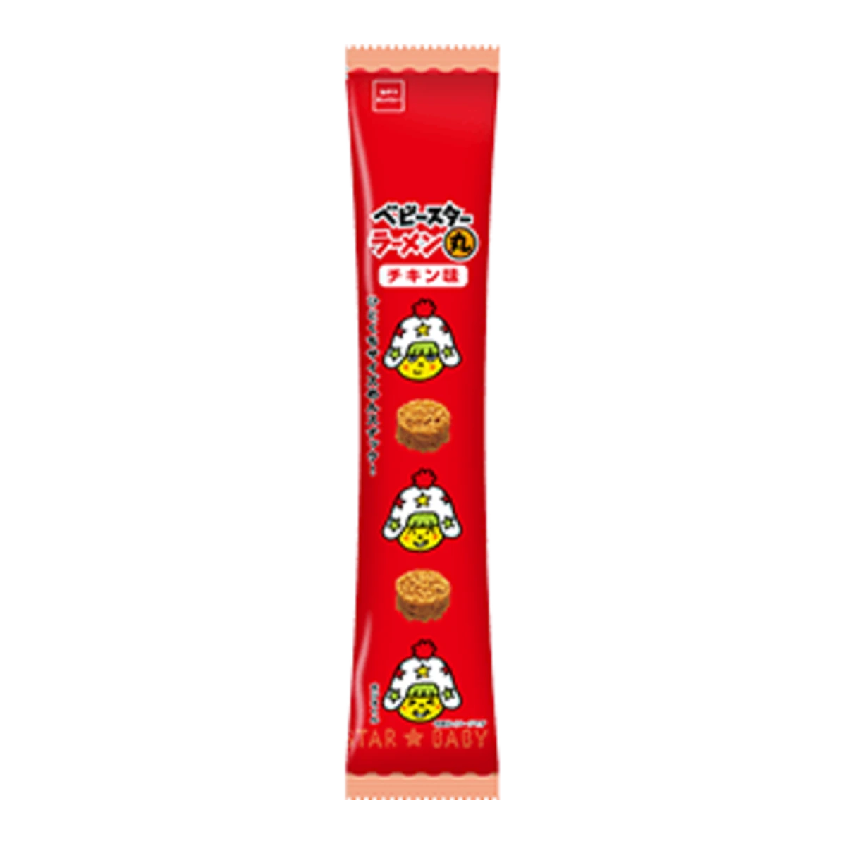 Oyatsu Company Baby Star Ramen Maru (со вкусом курицы) Мини 35 г 1